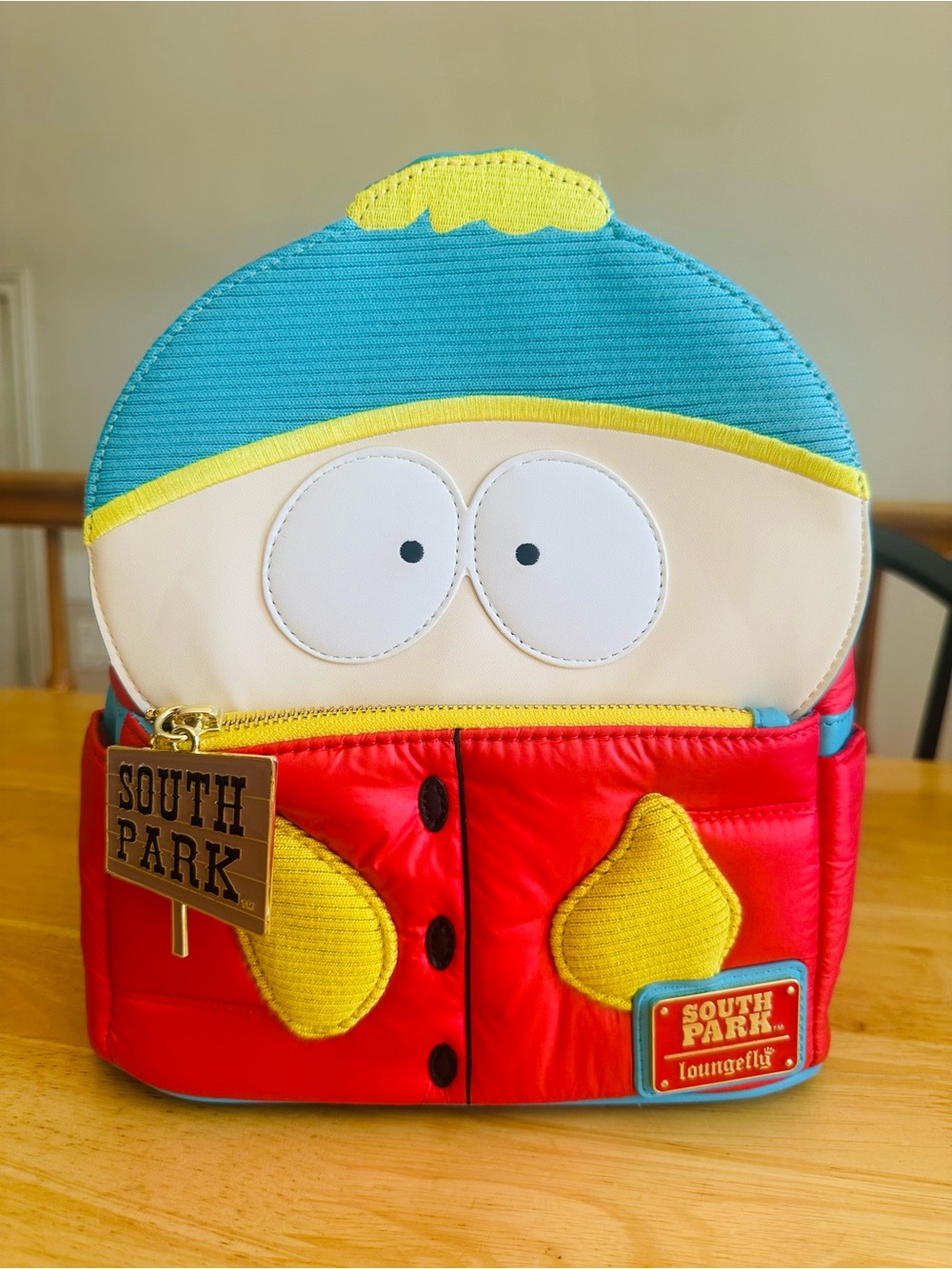 South Park Cartman Red & Blue Character Backpack by Loungefly
